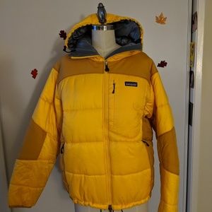 Men's Patagonia Golden Yellow Puff Jacket Coat (M)